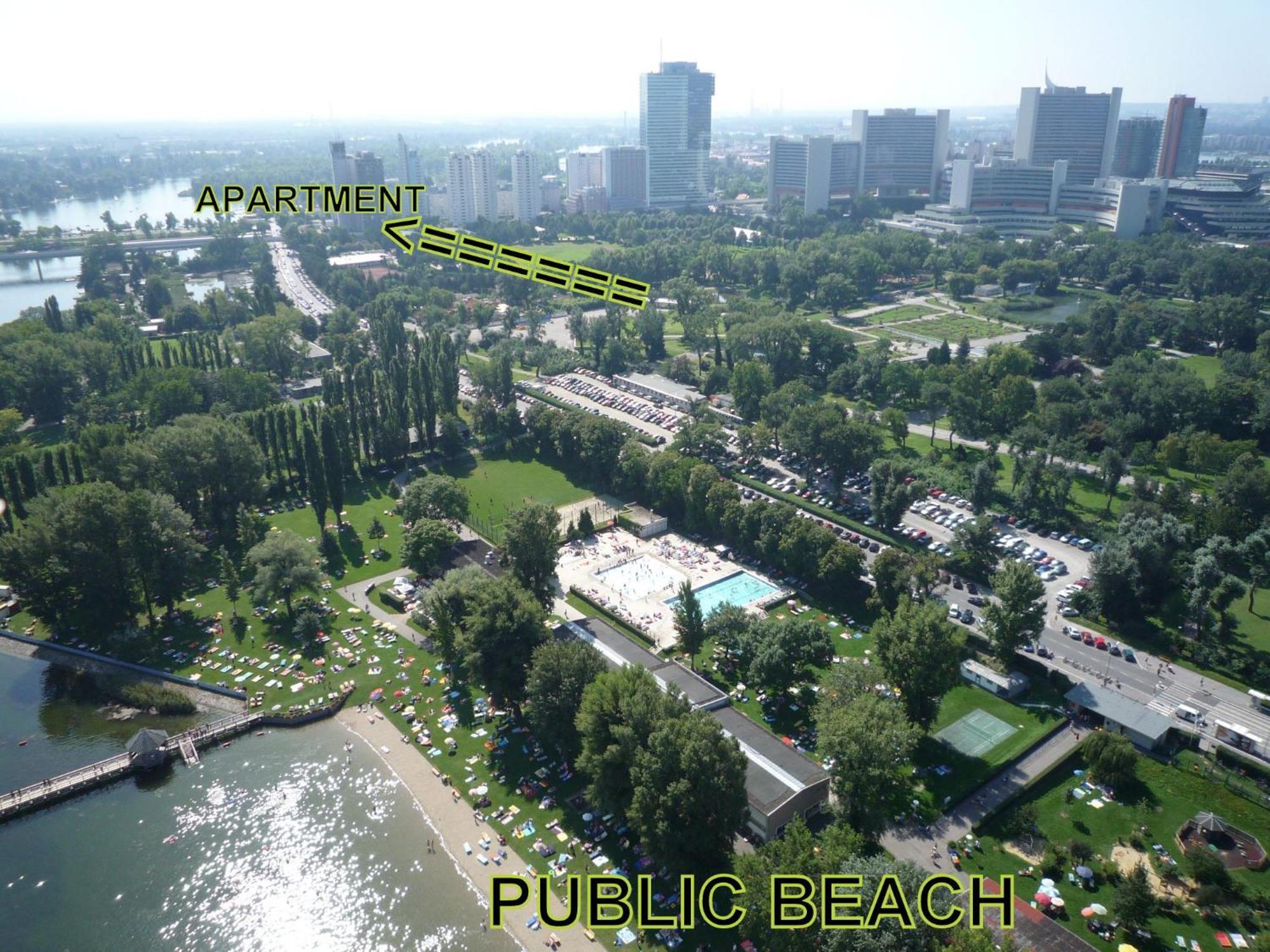 Yuki'S Place - Un-Vic, Danube Beach And Subway Near To Downtown 维也纳 外观 照片